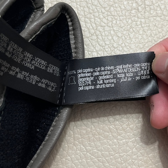 NWT - Zara Men’s Touchscreen Leather Gloves - Size L - Picture 6 of 8